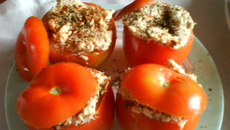 Tomates farcies au thon faciles