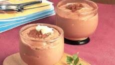 La traditionnelle mousse au chocolat