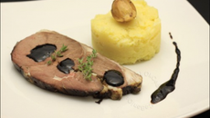 Gigot d'agneau sauce aux agrumes, balsamique et épices