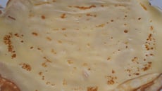 Pâte à crêpes sucrée au lait