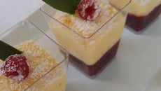 Tapioca au lait de coco et fruits rouges