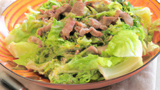 Salade de jarret de veau au chou vert