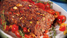 Pain de viande grec aux poivrons