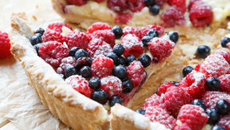 Tarte aux fruits rouges
