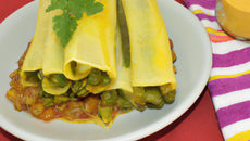 Cannellonis de haricots verts