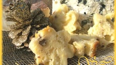 Cake festif Roquefort, Saint Nectaire et noix de Pécan