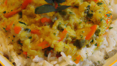 Salade de riz au curry