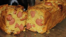 Cake salé knacki comté