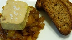 Foie gras de canard et son chutney ananas mangue