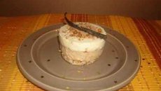 Entremet de Noël au gianduja, pralin et vanille givree de tanzanie