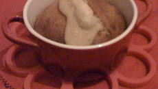 Moelleux au chocolat blanc noix de coco cœurs coulant chocolat au lait caramel