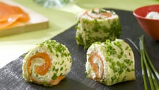 Roulé de saumon fumé maison