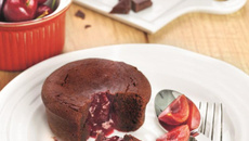 Moelleux au chocolat à la Cerise Griotte