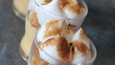 Verrine gourmande de tarte au citron meringuée