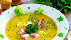 Soupe à la salade