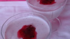 Bavarois light au yaourt et fraises