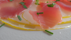Carpaccio de poisson