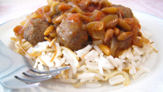 Daoud bacha (boulettes de viande)