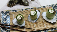 Entrées à base de concombre