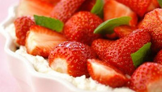 Gâteau de riz aux fraises