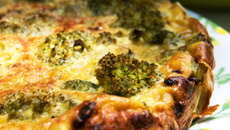 Tarte aux légumes et au chèvre Boursault