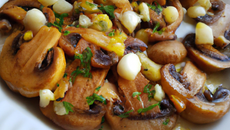 Cèpes farçis à l'ail