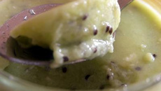 Petits flans au kiwi