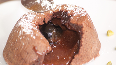 Coulant choco et cerise amarena