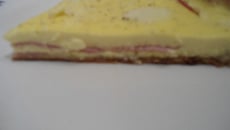 Quiche en mille-feuilles de jambon