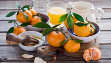 Jus de clémentine de Corse et gingembre