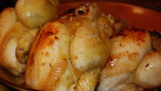 Poulet aux 40 gousses d'ail