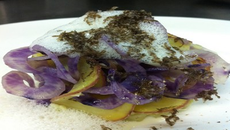 Ecrasée de pomme de terre au vacherin et à la truffe