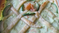 Tarte crémeuse avocat, saumon, philadelphia