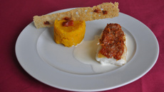 Dos de cabillaud de Norvège en croute de tomates séchées et Parmesan