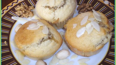 Muffins au cœur de fruits secs