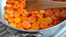 Carottes au miel et au persil