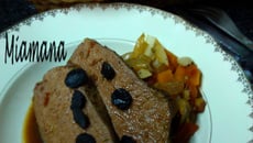 Bœuf façon rôti à basse température,  jus de bœuf à la truffe