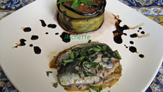 Mille feuilles de sardine et ses légumes