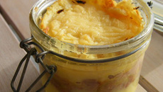 Parmentier de saumon vanillé et citronné