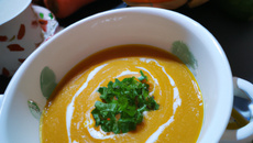 Velouté de potimarron express au thermomix