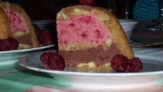 Tiramisu en rouge et noir