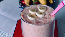Smoothie banane fraise