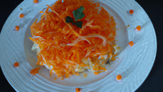 Vermicelle de riz aux carottes