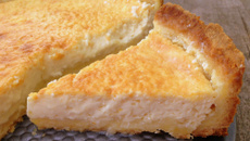 Flan patissier a la noix de coco