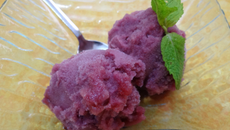 Sorbet au vin chaud aux épices de Noël