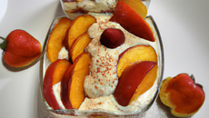 Tiramisu abricot fraise