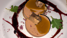 Foie gras au banyuls.
