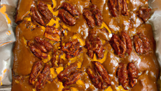 Brownie aux noix de pécan et au sirop d'erable