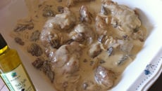 Ris de veau sauce morilles