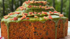 Cake au Pistou rouge